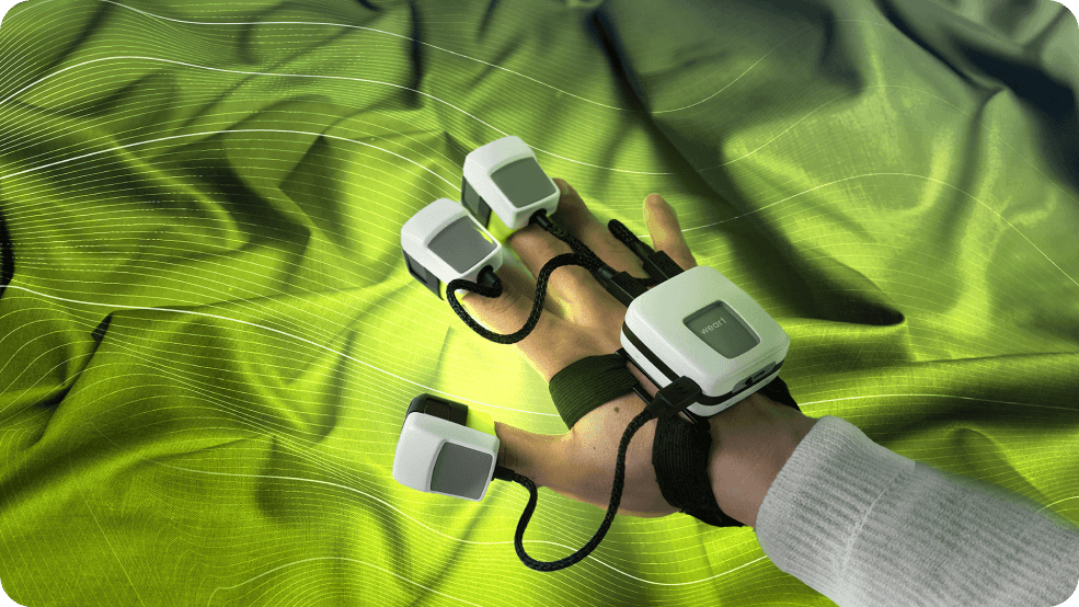 Textures rendering touchDIVER haptic glove